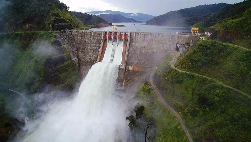 Nhà máy thủy điện Xekaman 1 do Việt Nam đầu tư tại tỉnh Attapeu, phía nam Lào.