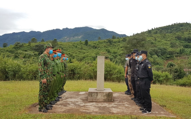 Đoàn đại biểu thống nhất nội dung phối hợp trên biên giới Việt Nam - Trung Quốc.