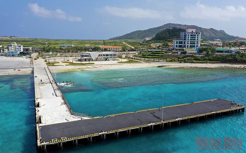 Cảng Bến Đình, huyện đảo Lý Sơn, tỉnh Quảng Ngãi.