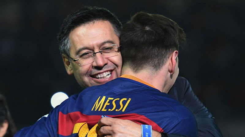Chủ tịch Bartomeu tuyên bố sẽ từ chức nếu Messi ở lại.