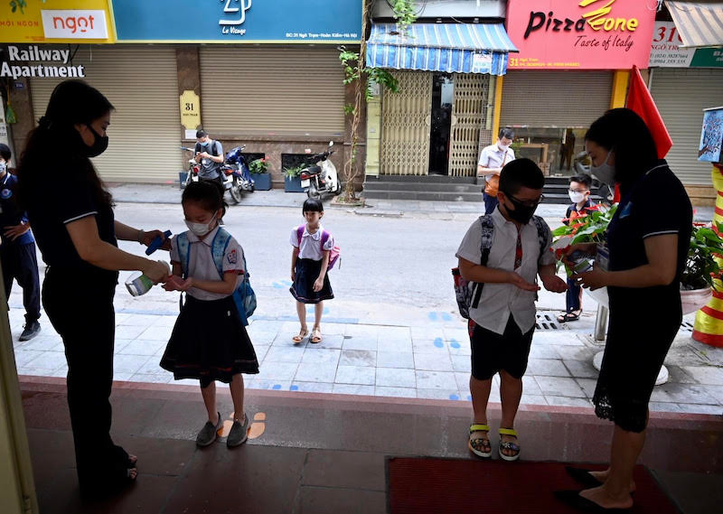 Trong tuần tới, hầu hết các địa phương dự kiến cho học sinh trở lại trường học (Ảnh minh hoạ: DUY LINH)