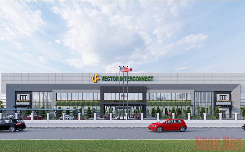 Phối cảnh Dự án nhà máy sản xuất bảng mạch in và vi cơ điện tử (MEMS) với tổng mức đầu tư 60 triệu đô-la Mỹ.