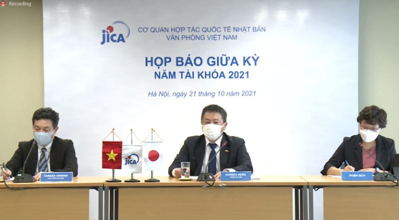 Buổi họp báo dưới hình thức trực tuyến.