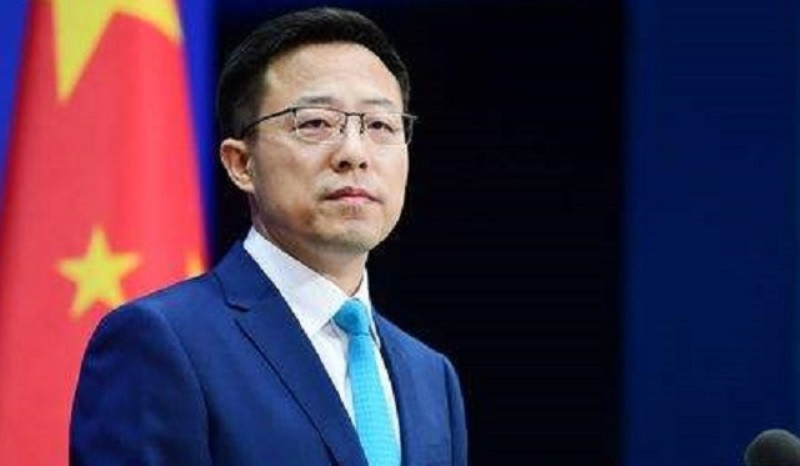 Người phát ngôn Bộ Ngoại giao Trung Quốc Triệu Lập Kiên.