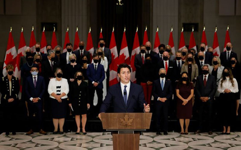 Thủ tướng Canada Justin Trudeau công bố thành viên nội các. (Nguồn: Reuters/TTXVN)