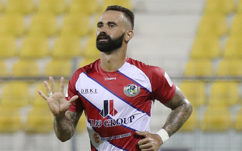 Tiền đạo Guilherme. (Ảnh: New Straits Times)