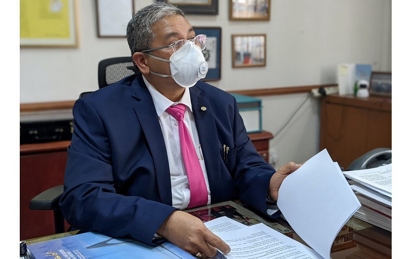 Đặc phái viên của ASEAN về Myanmar, ông Erywan Yusof phát biểu trong cuộc phỏng vấn với hãng tin Reuters tại Bandar Seri Begawan (Brunei), ngày 4/9/2021. (Ảnh: Reuters)