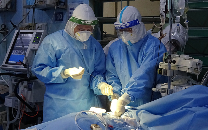 Thai phụ được cứu sống sau khi can thiệp ECMO (Ảnh: Bệnh viện cung cấp)