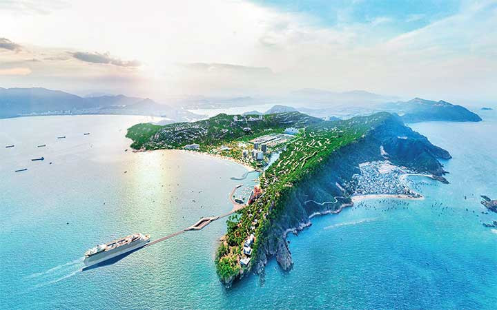 Thành phố Quy Nhơn (Bình Định) ngày càng phát triển, văn minh, hiện đại.