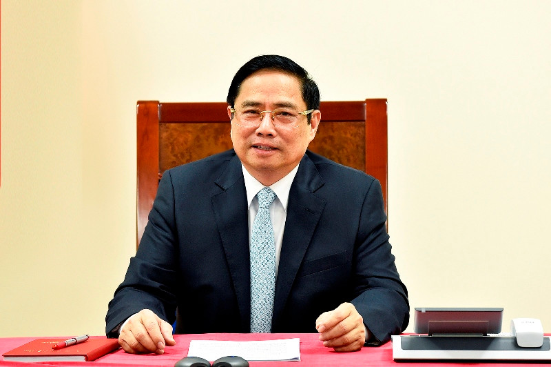 Thủ tướng Phạm Minh Chính điện đàm với Thủ tướng Cộng hòa Pháp Jean Castex