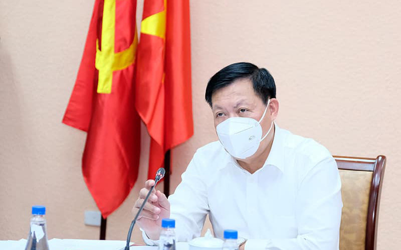 Thứ trưởng Y tế Đỗ Xuân Tuyên chủ trì cuộc họp.