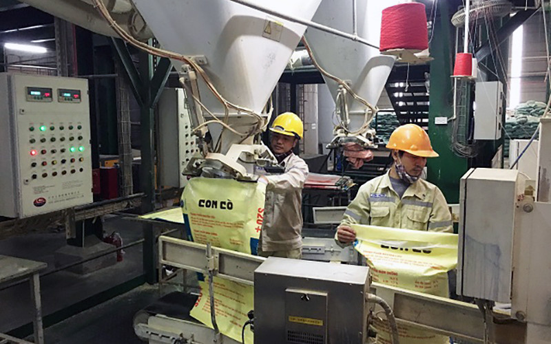 Sản xuất thức ăn chăn nuôi tại một doanh nghiệp thuộc Tập đoàn Masan. Ảnh: Trọng Tùng 