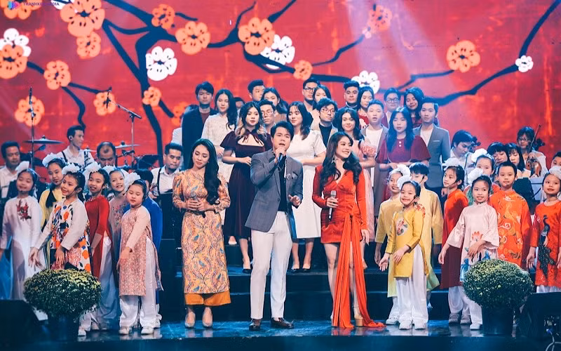 Chương trình mang đến những những ca khúc hiện đại nhưng mang đậm màu sắc hoài niệm. (Ảnh: VTV)