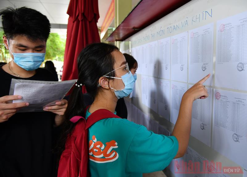 Thí sinh Kỳ thi tốt nghiệp THPT 2020 (Ảnh: THUỶ NGUYÊN)