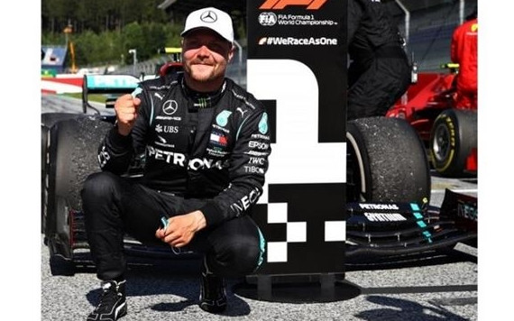 Bottas duy trì phong độ thi đấu ổn định từ đầu tới cuối để cán đích đầu tiên ở chặng mở màn mùa giải F1 2020. (Ảnh: F1)