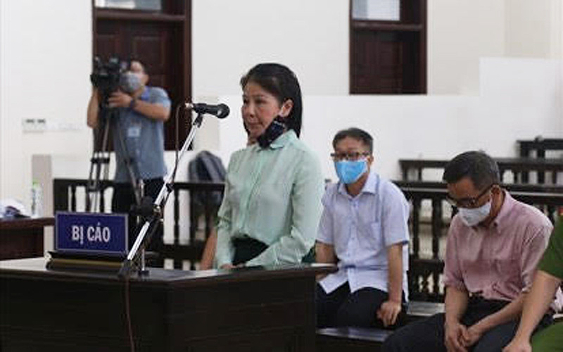 Các bị cáo tại phiên phúc thẩm