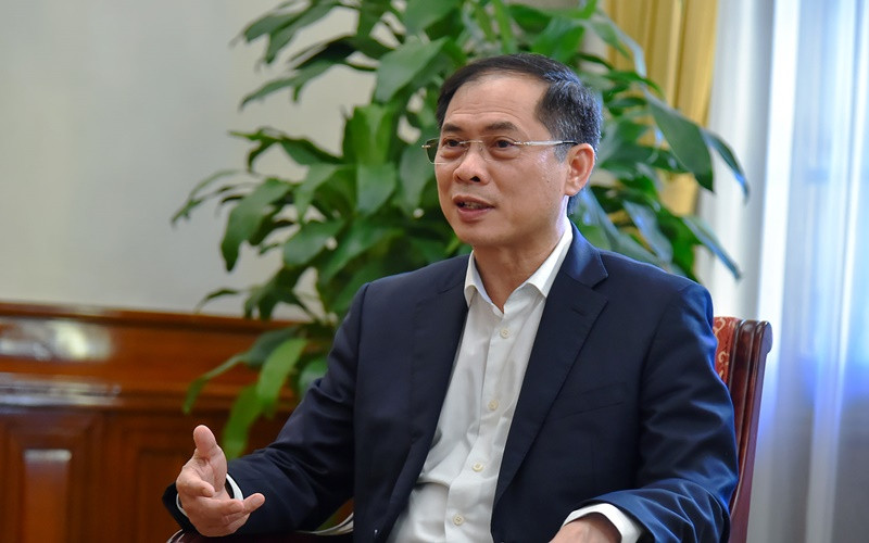 Bộ trưởng Ngoại giao Bùi Thanh Sơn. (Ảnh do báo Thế giới và Việt Nam cung cấp)