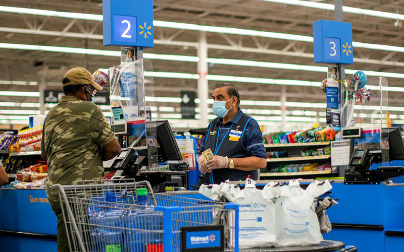 Một siêu thị tại Mỹ, tháng 7/2020. Ảnh: Reuters