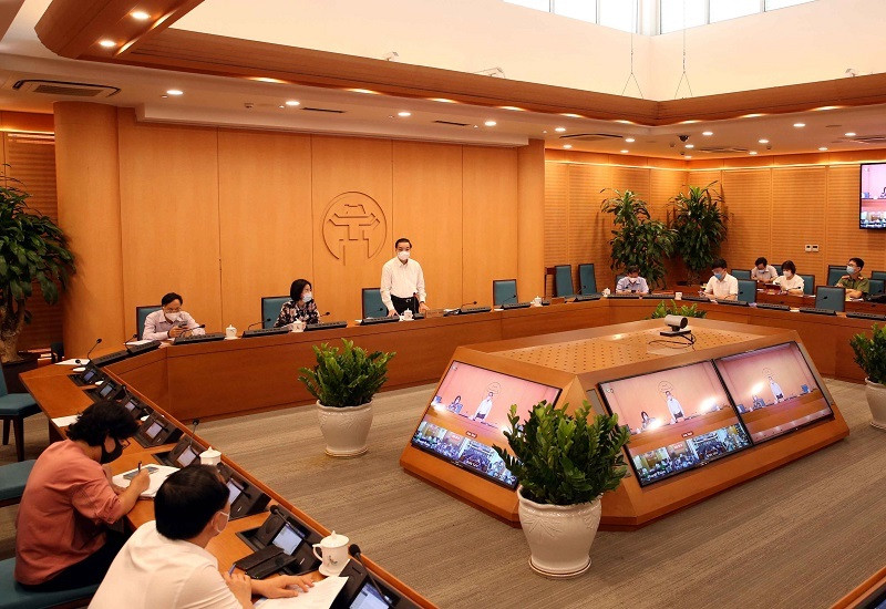 Quang cảnh cuộc họp.