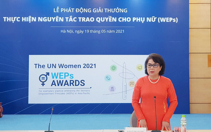 Đại diện ban tổ chức tại lễ phát động (Ảnh: UNWomen).