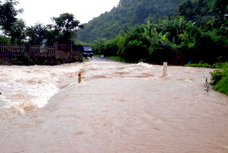 Nguy cơ cao xảy ra lũ quét, sạt lở đất tại các tỉnh vùng núi phía bắc. (Ảnh minh họa)