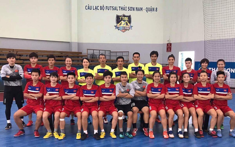 Đội tuyển futsal nữ quốc gia năm 2018. (Ảnh: VFF)