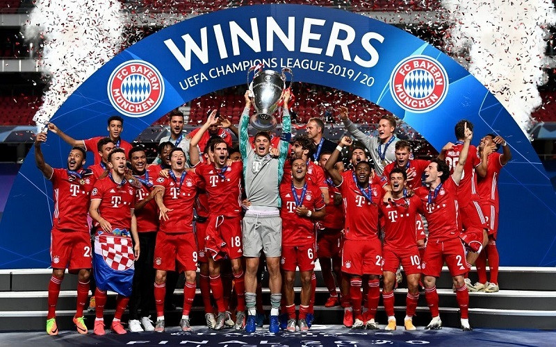 Bayern Munich trở thành đội đầu tiên trong lịch sử Champions League lên ngôi vô địch sau khi toàn thắng cả mùa giải. (Ảnh: FC Bayern Munich)