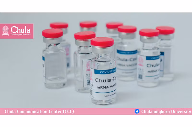 Vaccine ChulaCOV-19 do Thái Lan tự nghiên cứu bằng công nghệ mRNA. (Ảnh Chulalongkorn University)