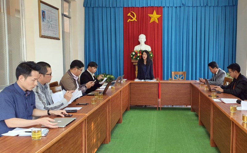 Đại diện lãnh đạo TP Đà Lạt thông tin vụ việc.