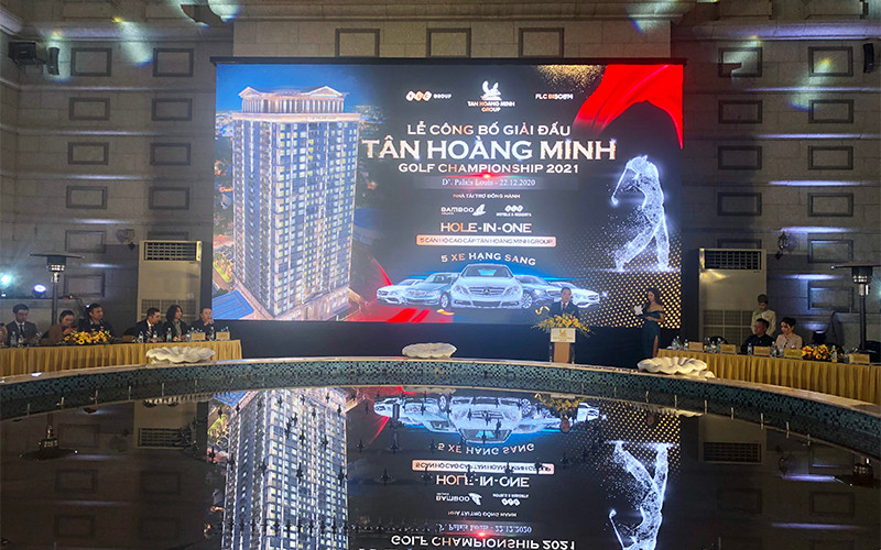 Hơn 1.000 vận động viên sẽ tranh tài tại Giải golf Tân Hoàng Minh championship 2021.