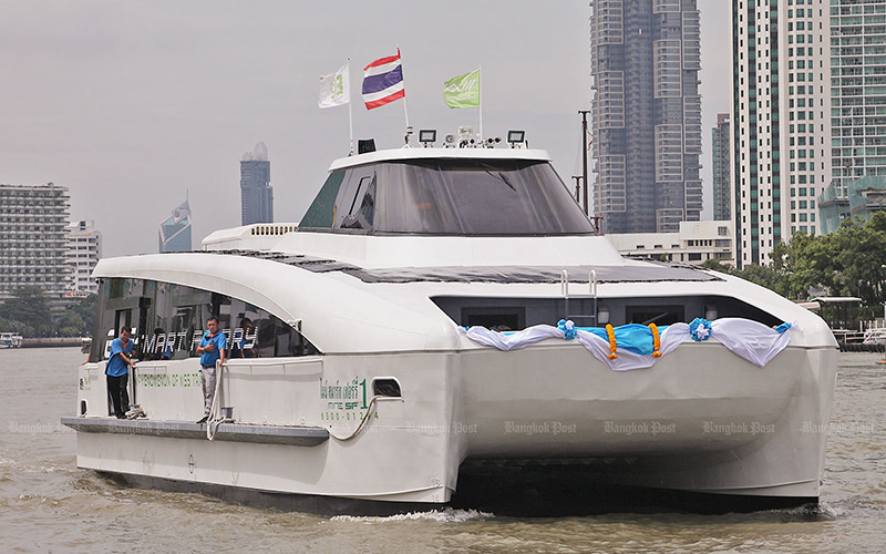 Thái Lan khuyến khích tàu, thuyền sử dụng động cơ điện trong năm 2021. Ảnh: Bangkok Post