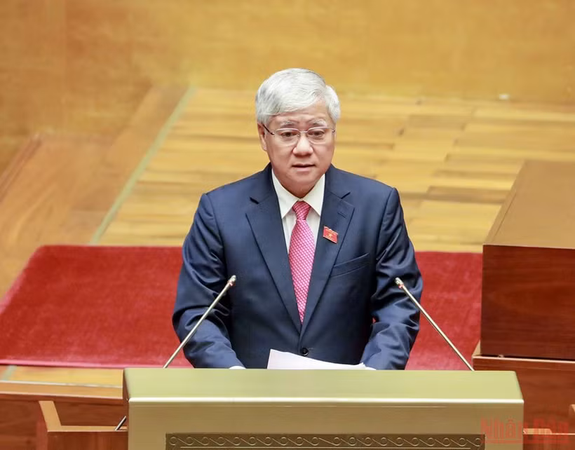 Chủ tịch Ủy ban Trung ương Mặt trận Tổ quốc Việt Nam Đỗ Văn Chiến. Ảnh: DUY LINH