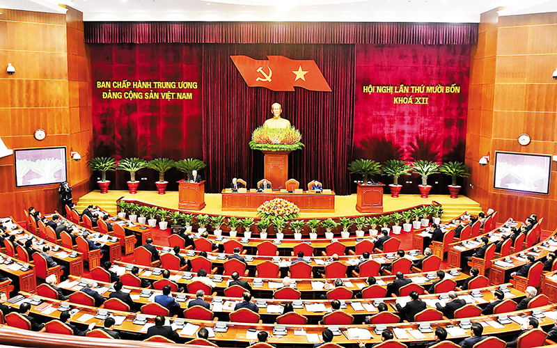Hội nghị lần thứ mười bốn, Ban Chấp hành Trung ương Đảng khóa XII. Ảnh | Đăng Khoa