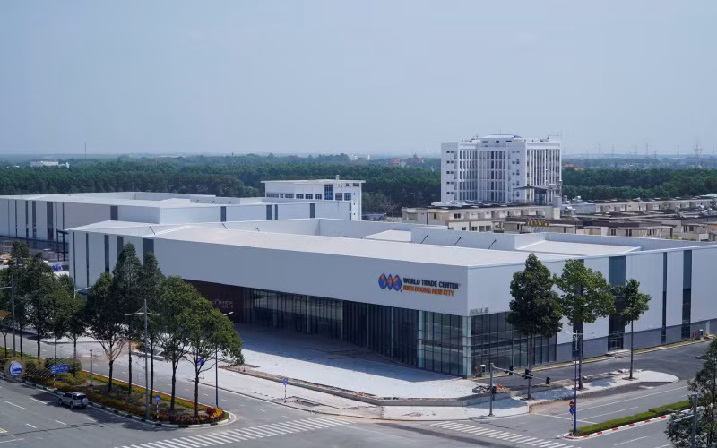 Trung tâm triễn lãm WTC EXPO tại Thành phố mới Bình Dương đã hoàn thiện, chuẩn bị đưa vào sử dụng.