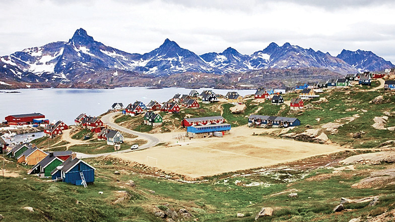 Sân vận động ở Greenland.