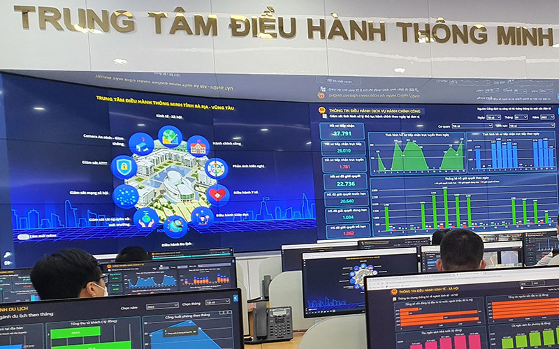 Đưa vào hoạt động Trung tâm Điều hành thông minh tỉnh Bà Rịa-Vũng Tàu.