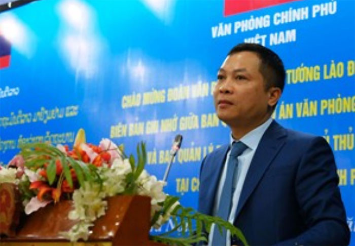 Ông Nguyễn Hồng Sâm, Tổng Giám đốc Cổng TTĐT Chính phủ, Tổng Biên tập Báo điện tử Chính phủ.