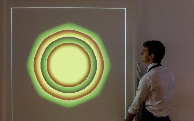 Tác phẩm mang tên "Quantum" của nghệ sĩ người Mỹ Kevin McCoy. (Ảnh: Getty Images)