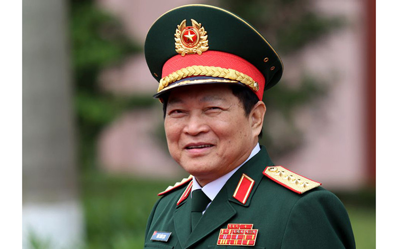 Đồng chí Đại tướng Ngô Xuân Lịch, Ủy viên Bộ Chính trị, Phó Bí thư Quân ủy T.Ư, Bộ trưởng Quốc phòng. Ảnh: Vnexpress