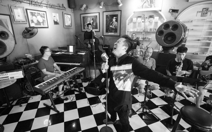 Tùng Dương phiêu cùng Tuấn Nam trước đêm Fusion Jazz tối 16-8.