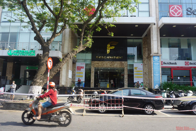 Đà Nẵng phong tỏa chung cư F.Home liên quan đến dịch Covid-19.