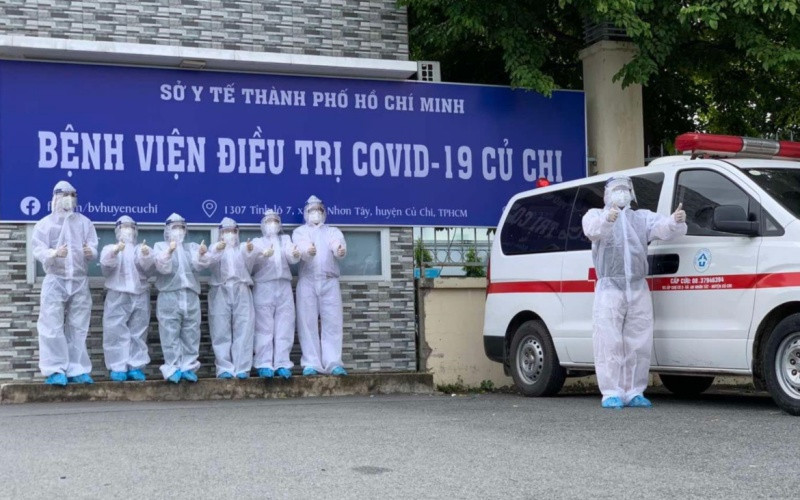 Bệnh viện điều trị Covid-19 Củ Chi sẵn sàng đi vào hoạt động.