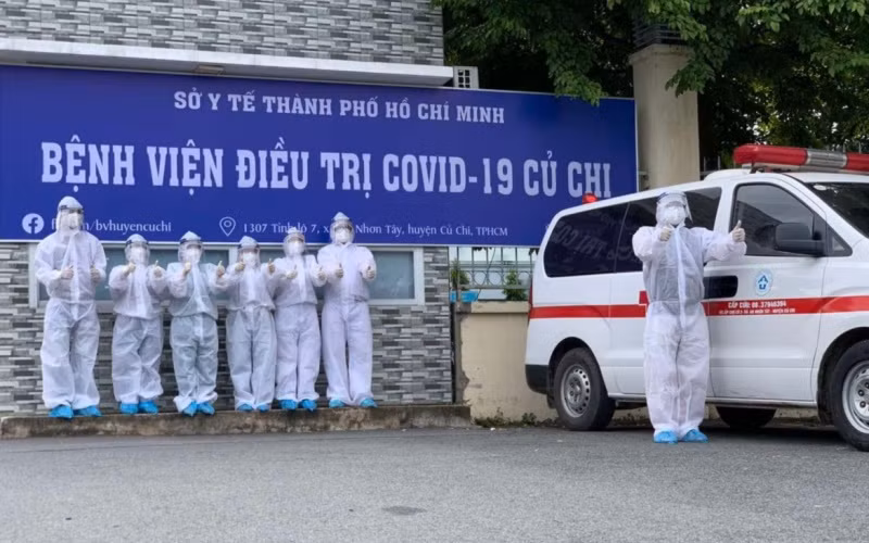 Bệnh viện điều trị Covid-19 Củ Chi sẵn sàng đi vào hoạt động.