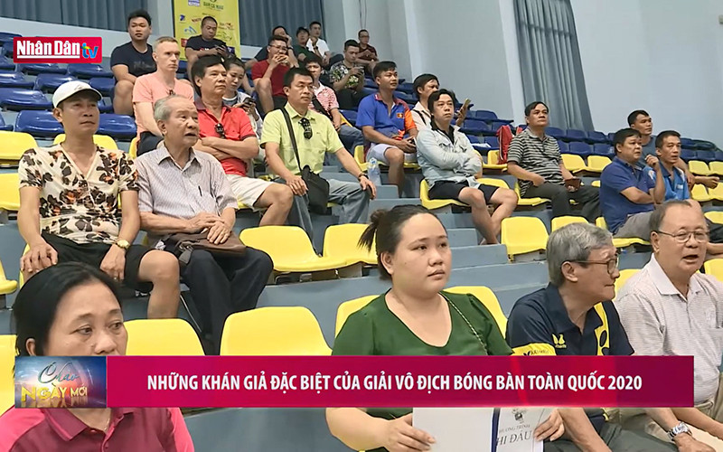 Những khán giả đặc biệt của Giải vô địch Bóng bàn toàn quốc 2020