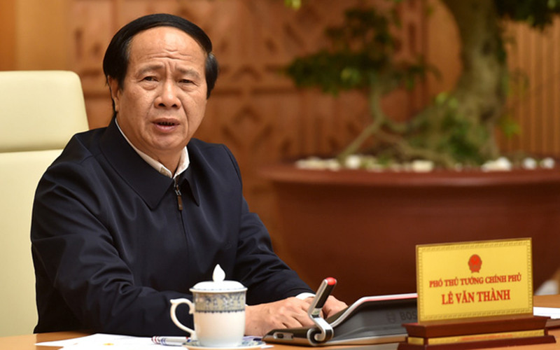 Phó Thủ tướng Lê Văn Thành chủ trì họp trực tuyến với các bộ, địa phương liên quan tình hình xử lý hàng hóa ùn tắc tại các cửa khẩu biên giới phía bắc. (Ảnh: ĐỨC TUÂN)