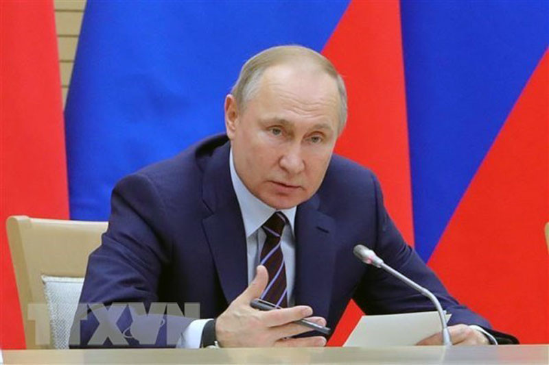 Tổng thống Nga Vladimir Putin. (Ảnh: AFP/TTXVN)