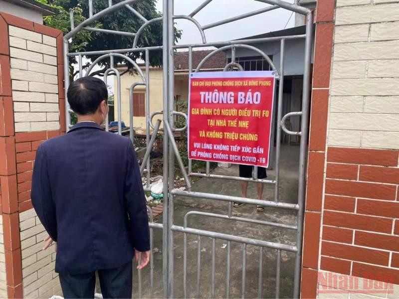 Mô hình điều trị F0 tại nhà ở huyện Tiền Hải (tỉnh Thái Bình).