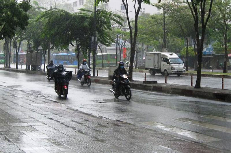 Xoáy thuận nhiệt đới sẽ gây mưa lớn diện rộng ở Trung Bộ và bắc Tây Nguyên. (Ảnh minh họa)