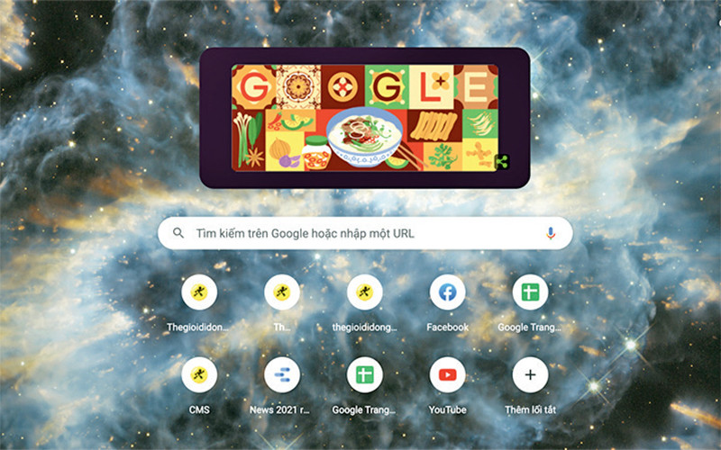 Hình ảnh Phở Việt Nam được đưa lên giao diện tìm kiếm của Google trong Ngày của Phở.