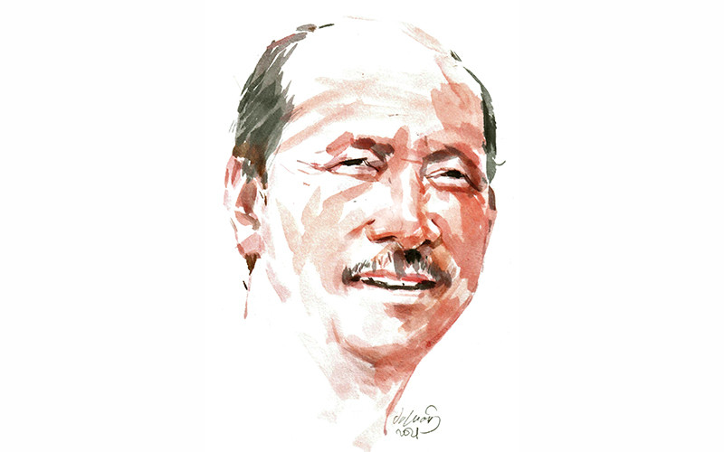 Phía trước người lính là đất mẹ Việt Nam